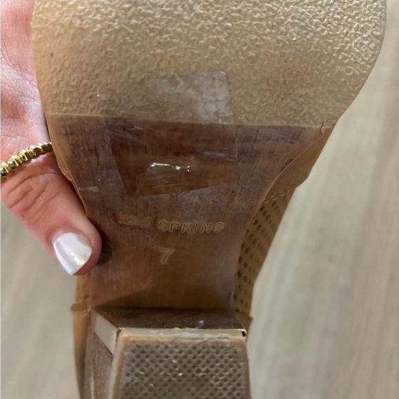 Call it Spring brown heeled boots - Picture 4 of 4